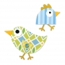 Ножи Sizzix 657685, Bigz Die - Birds 3 by Dena Designs